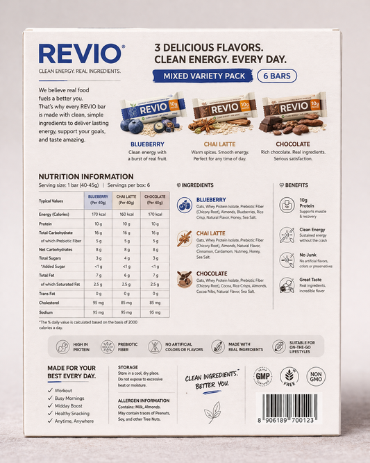 REVIO Clean Energy Variety Pack